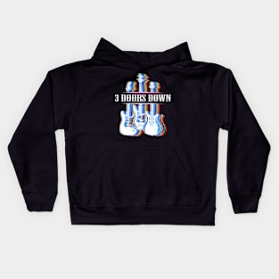 3 DOORS DOWN BAND Kids Hoodie